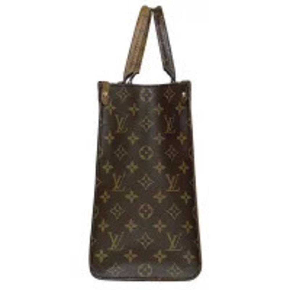 Louis Vuitton Shoulder OnTheGo Handbag Giant Bag Monogram Brown Reverse Brown